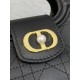 Replica Borsa a mano Dior Jolie Top Handle Mini Chain nera Imitazioni Replica Borsa a mano Dior Jolie Top Handle Mini Chain nera