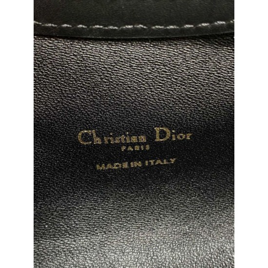 Replica Borsa a mano Dior Jolie Top Handle Mini Chain nera Imitazioni Replica Borsa a mano Dior Jolie Top Handle Mini Chain nera