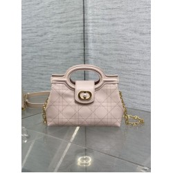 Borsa a mano Dior Jolie Top Handle Mini Chain rosa Borsa a mano Dior Jolie Top Handle Mini Chain rosa