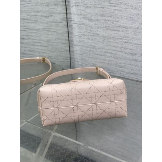 Replica Borsa a mano Dior Jolie Top Handle Mini Chain rosa Imitazioni Replica Borsa a mano Dior Jolie Top Handle Mini Chain rosa