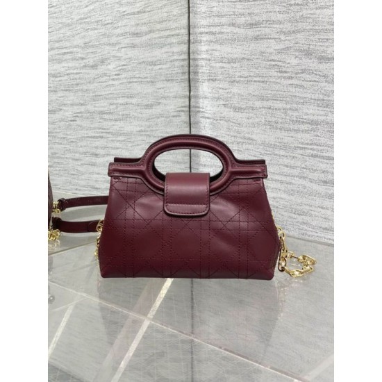 Replica Borse Firmate a mano Dior Jolie Top Handle Mini Chain bordeaux Imitazioni Replica Borse Firmate a mano Dior Jolie Top Handle Mini Chain bordeaux