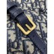 Replica Borse Alta Qualità a secchiello Dior 30 Montaigne Mini Dior Oblique jacquard con coulisse Blu Imitazioni Replica Borse Alta Qualità a secchiello Dior 30 Montaigne Mini Dior Oblique jacquard con coulisse Blu