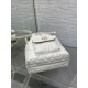 Replica Dior piccola borsa a secchiello Dior Caro Latte Macrocannage Bianco Imitazioni Replica Dior piccola borsa a secchiello Dior Caro Latte Macrocannage Bianco