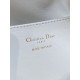Replica Dior piccola borsa a secchiello Dior Caro Latte Macrocannage Bianco Imitazioni Replica Dior piccola borsa a secchiello Dior Caro Latte Macrocannage Bianco