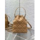 Replica Dior piccola borsa a secchiello Dior Caro Latte Macrocannage Marrone Imitazioni Replica Dior piccola borsa a secchiello Dior Caro Latte Macrocannage Marrone