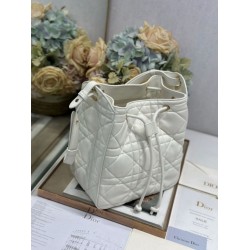 Borsa Dior D-Motion con cintura in pelle di agnello taglia 163 microchip bianca Borsa Dior D-Motion con cintura in pelle di agnello taglia 163 microchip bianca