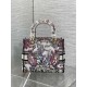 Replica Borsa Dior Lady D-Lite media con ricamo floreale multicolore Imitazioni Replica Borsa Dior Lady D-Lite media con ricamo floreale multicolore