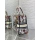 Replica Borsa Dior Lady D-Lite media con ricamo floreale multicolore Imitazioni Replica Borsa Dior Lady D-Lite media con ricamo floreale multicolore