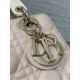 Replica Dior Lady Dior My ABCDior Borsa piccola con manico superiore rosa/bianco Imitazioni Replica Dior Lady Dior My ABCDior Borsa piccola con manico superiore rosa/bianco