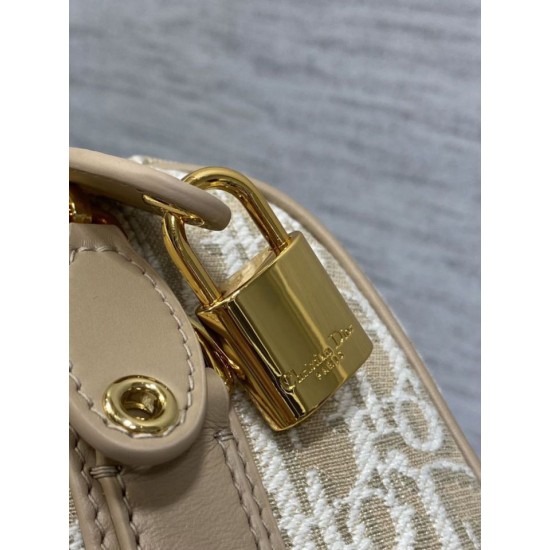 Replica Borsa Dior Groove 20 in tela jacquard Dior Oblique beige Imitazioni Replica Borsa Dior Groove 20 in tela jacquard Dior Oblique beige