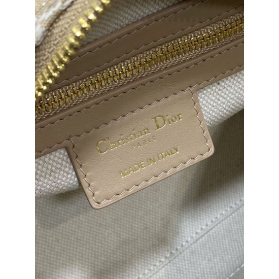 Replica Borsa Dior Groove 20 in tela jacquard Dior Oblique beige Imitazioni Replica Borsa Dior Groove 20 in tela jacquard Dior Oblique beige