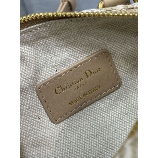 Replica Borsa Dior Groove 16 in tela jacquard Dior Oblique beige Imitazioni Replica Borsa Dior Groove 16 in tela jacquard Dior Oblique beige