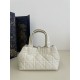 Replica Borsa Tote Dior Toujours mini in Macrocannage bianco Imitazioni Replica Borsa Tote Dior Toujours mini in Macrocannage bianco