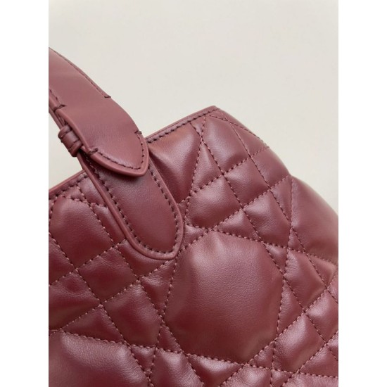 Replica Borsa Dior Media Dior Toujours in Macrocannage bordeaux Imitazioni Replica Borsa Dior Media Dior Toujours in Macrocannage bordeaux