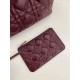 Replica Borsa Dior Media Dior Toujours in Macrocannage bordeaux Imitazioni Replica Borsa Dior Media Dior Toujours in Macrocannage bordeaux