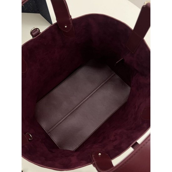Replica Borsa Dior Media Dior Toujours in Macrocannage bordeaux Imitazioni Replica Borsa Dior Media Dior Toujours in Macrocannage bordeaux