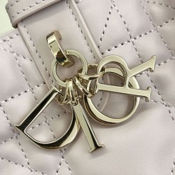 Replica Borsa Tote Dior Toujours mini in Macrocannage rosa