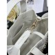 Replica Borsa Dior Toujours Vertical Tote piccola con portafortuna bianco Imitazioni Replica Borsa Dior Toujours Vertical Tote piccola con portafortuna bianco