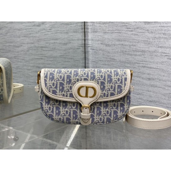 Replica Borsa Dior Bobby media East-West Dior Oblique jacquard blu Imitazioni Replica Borsa Dior Bobby media East-West Dior Oblique jacquard blu