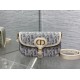 Replica Borsa Dior Bobby media East-West Dior Oblique jacquard blu Imitazioni Replica Borsa Dior Bobby media East-West Dior Oblique jacquard blu