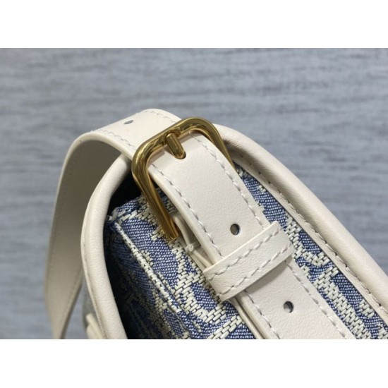 Replica Borsa Dior Bobby media East-West Dior Oblique jacquard blu Imitazioni Replica Borsa Dior Bobby media East-West Dior Oblique jacquard blu