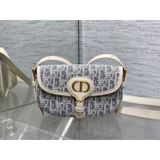 Replica Borsa Dior Bobby media East-West Dior Oblique jacquard blu Imitazioni Replica Borsa Dior Bobby media East-West Dior Oblique jacquard blu