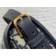 Replica Borse Dior Bobby media East-West Dior Oblique jacquard Nero Imitazioni Replica Borse Dior Bobby media East-West Dior Oblique jacquard Nero