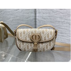 Borse Dior Bobby media East-West Dior Oblique jacquard Marrone