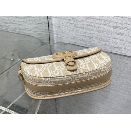 Replica Borse Firmate Dior Bobby media East-West Dior Oblique jacquard Marrone Imitazioni Replica Borse Firmate Dior Bobby media East-West Dior Oblique jacquard Marrone