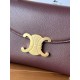 Replica Borsa Celine Teen Nino con manico superiore in pelle di vitello liscia Borgogna Imitazioni Replica Borsa Celine Teen Nino con manico superiore in pelle di vitello liscia Borgogna