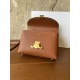 Replica Borsa 1:1 Celine Teen Nino con manico superiore in pelle di vitello liscia Marrone Imitazioni Replica Borsa 1:1 Celine Teen Nino con manico superiore in pelle di vitello liscia Marrone