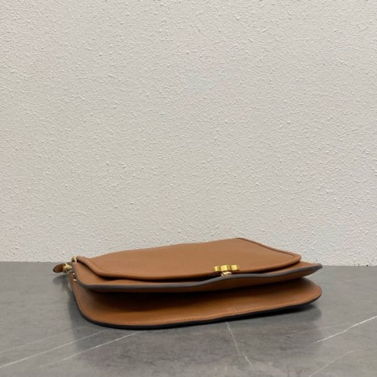 Replica Borsa a tracolla Celine Soft Triomphe Besace Marrone Imitazioni Replica Borsa a tracolla Celine Soft Triomphe Besace Marrone