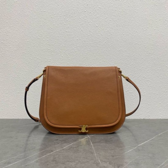 Replica Borsa a tracolla Celine Soft Triomphe Besace Marrone Imitazioni Replica Borsa a tracolla Celine Soft Triomphe Besace Marrone