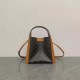Replica Borsa a cubo piccola Celine Triomphe in tela/pelle di vitello Marrone Imitazioni Replica Borsa a cubo piccola Celine Triomphe in tela/pelle di vitello Marrone