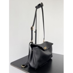 Borsa a tracolla Balenciaga Rodeo Medium nera oro Borsa a tracolla Balenciaga Rodeo Medium nera oro