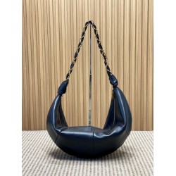 Borsa hobo YSL Saint Laurent Amalia nera