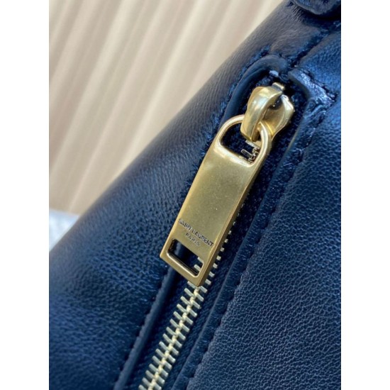 Replica Borsa hobo YSL Saint Laurent Amalia nera Imitazioni Replica Borsa hobo YSL Saint Laurent Amalia nera