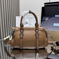 Replica Borsa shopping/tote grande Prada 1BG604 Caramello
