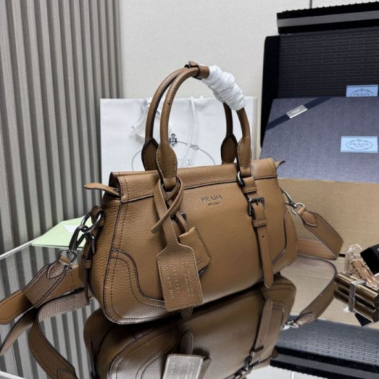 Replica Borsa shopping/tote grande Prada 1BG604 Caramello Imitazioni Replica Borsa shopping/tote grande Prada 1BG604 Caramello