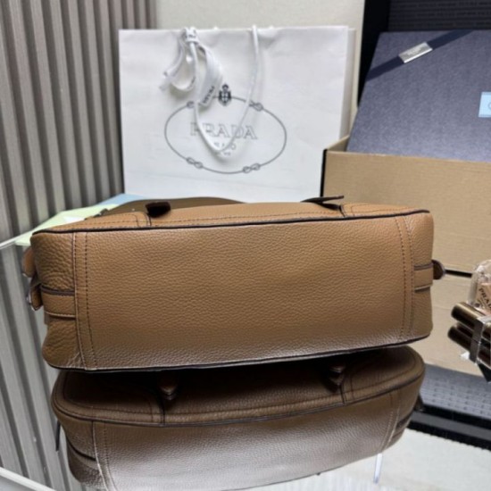 Replica Borsa shopping/tote grande Prada 1BG604 Caramello Imitazioni Replica Borsa shopping/tote grande Prada 1BG604 Caramello