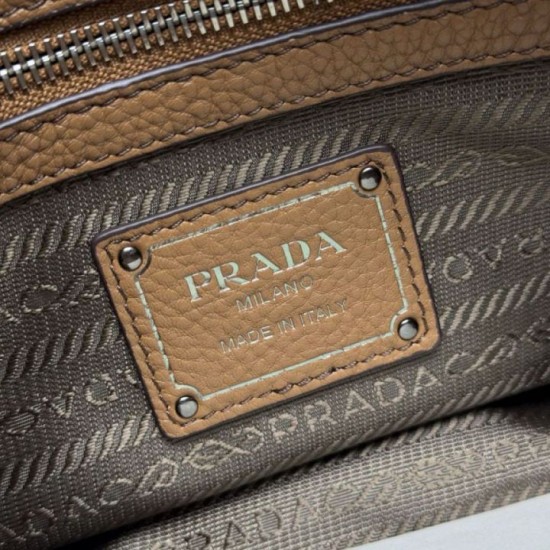 Replica Borsa shopping/tote grande Prada 1BG604 Caramello Imitazioni Replica Borsa shopping/tote grande Prada 1BG604 Caramello