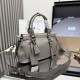 Replica Borsa shopping/tote grande Prada 1BG604 Grigio Imitazioni Replica Borsa shopping/tote grande Prada 1BG604 Grigio