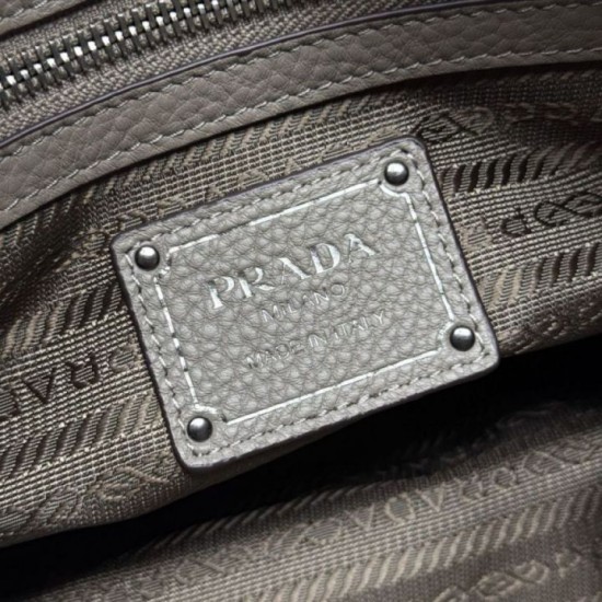 Replica Borsa shopping/tote grande Prada 1BG604 Grigio Imitazioni Replica Borsa shopping/tote grande Prada 1BG604 Grigio