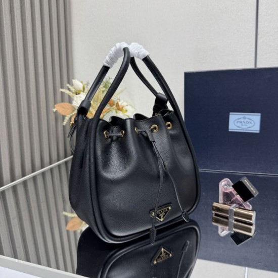 Replica Borsa a secchiello Prada Darling Mini 1BE087 Nero Imitazioni Replica Borsa a secchiello Prada Darling Mini 1BE087 Nero