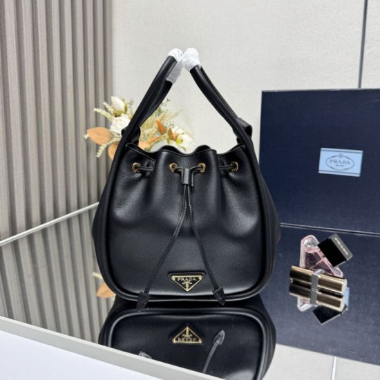 Replica Borsa a secchiello Prada Darling Mini 1BE087 Nero Imitazioni Replica Borsa a secchiello Prada Darling Mini 1BE087 Nero