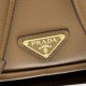 Replica Borsa a secchiello Prada Darling Mini 1BE087 marrone Imitazioni Replica Borsa a secchiello Prada Darling Mini 1BE087 marrone
