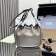 Replica Borsa a secchiello Prada Darling Mini 1BE087 Grigio Imitazioni Replica Borsa a secchiello Prada Darling Mini 1BE087 Grigio