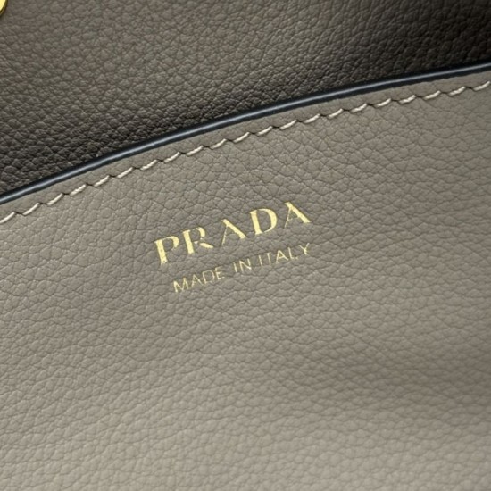 Replica Borsa a secchiello Prada Darling Mini 1BE087 Grigio Imitazioni Replica Borsa a secchiello Prada Darling Mini 1BE087 Grigio