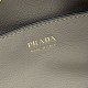 Replica Borsa a secchiello Prada Darling Mini 1BE087 Grigio Imitazioni Replica Borsa a secchiello Prada Darling Mini 1BE087 Grigio