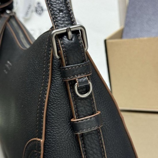 Replica Borsa a tracolla/hobo grande Prada Aimèe Classic nera Imitazioni Replica Borsa a tracolla/hobo grande Prada Aimèe Classic nera